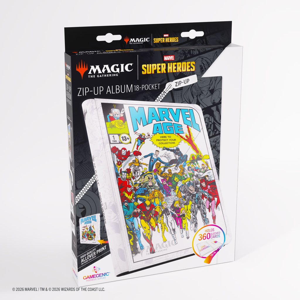 18 Pocket Zip-Up Album: Marvel Super Heroes