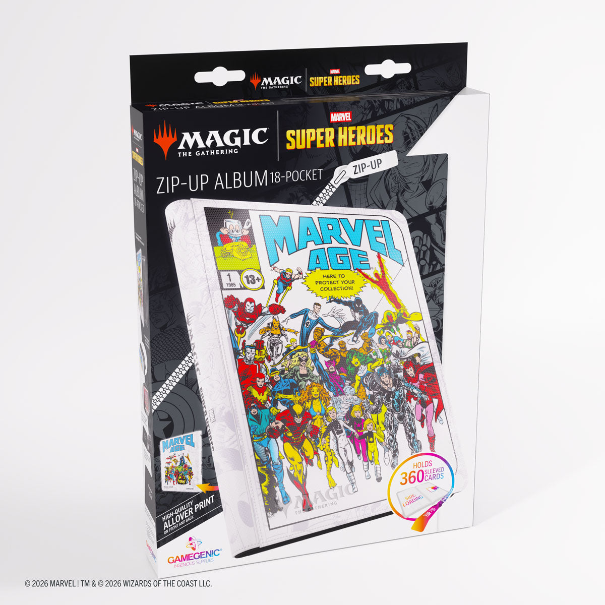 18 Pocket Zip-Up Album: Marvel Super Heroes