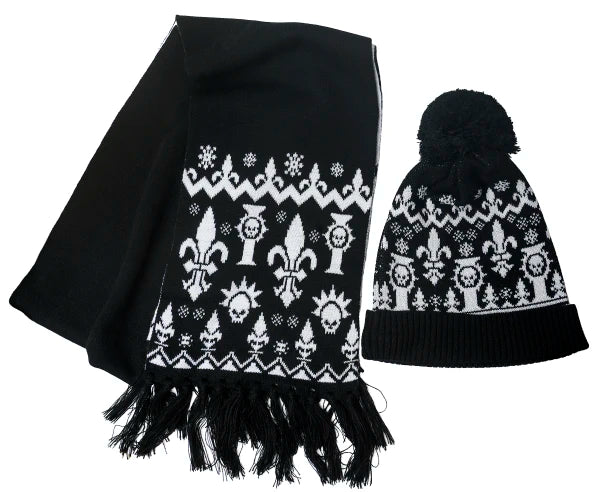 40K Merch: Adepta Sororitas Hat & Scarf