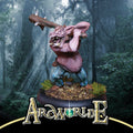 Beastfolk: Clanbeast with Two Handed Weapon (Metal)