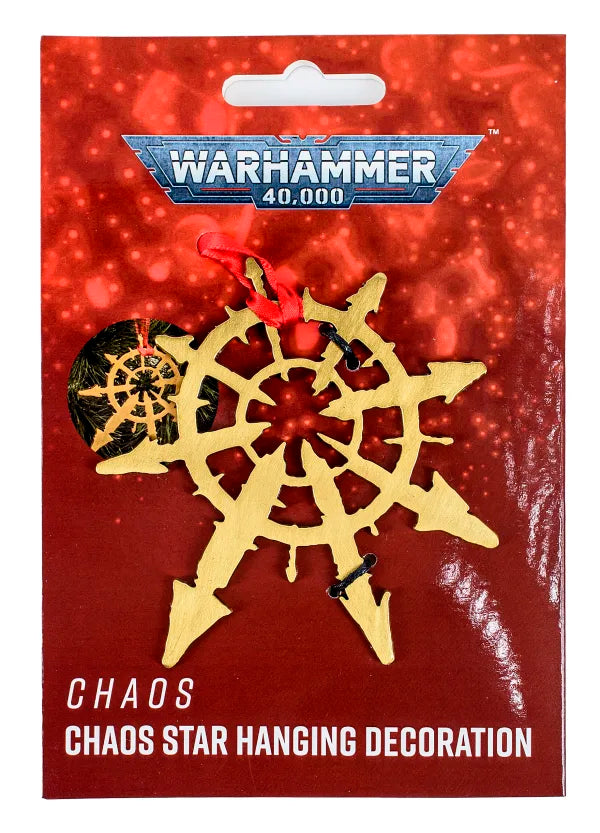 40K Merch: Chaos Star Tree Decoration