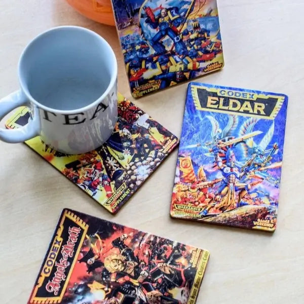 40K Merch: 2nd Edition Codex Coasters – Bulwark Games | Hobby & Gaming ...