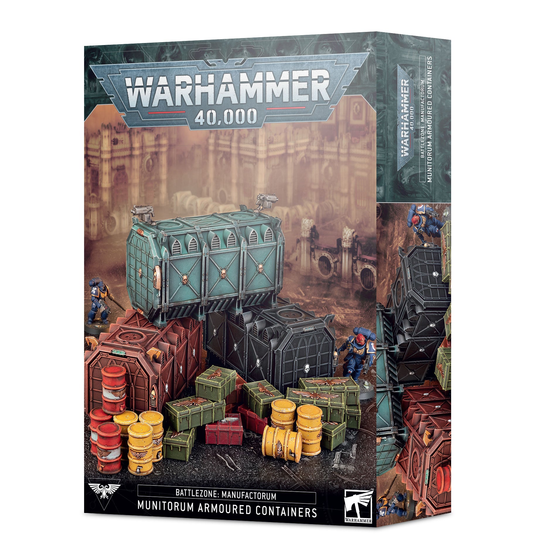 40K: Battlezone Manufactorum Munitorum Armoured Containers