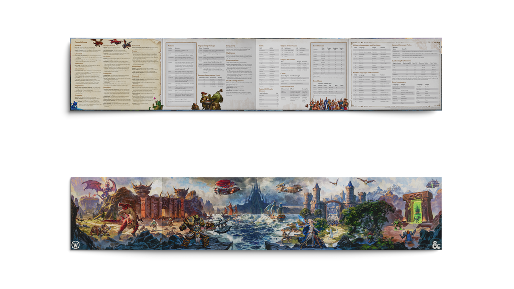 D&D: World of Warcraft DM Screen