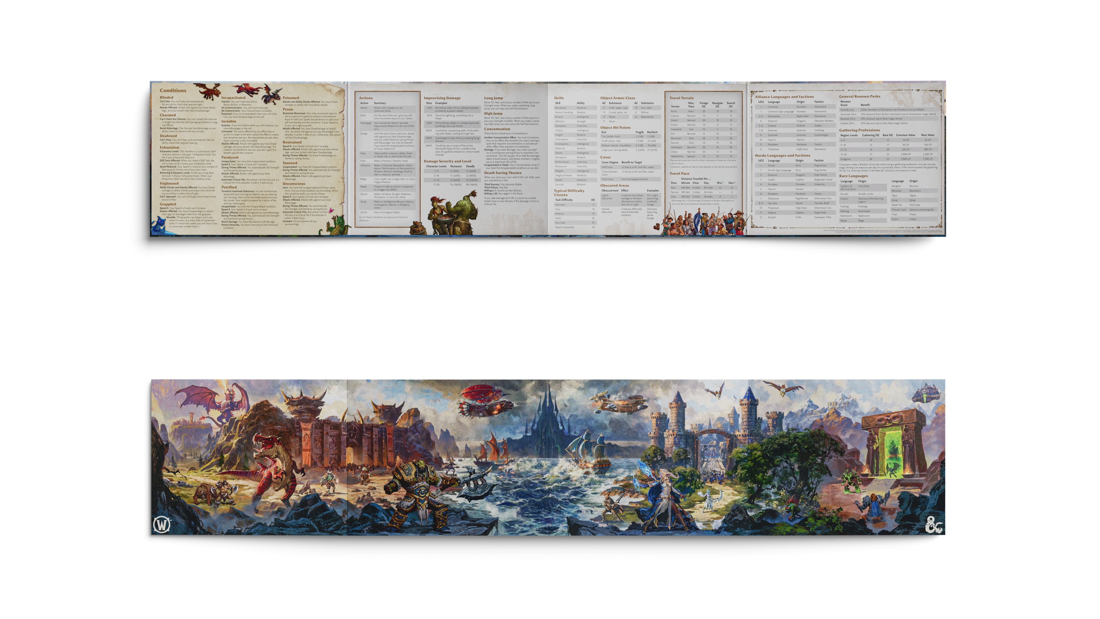 D&D: World of Warcraft DM Screen