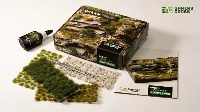 Starter Box: Green Grass Tufts