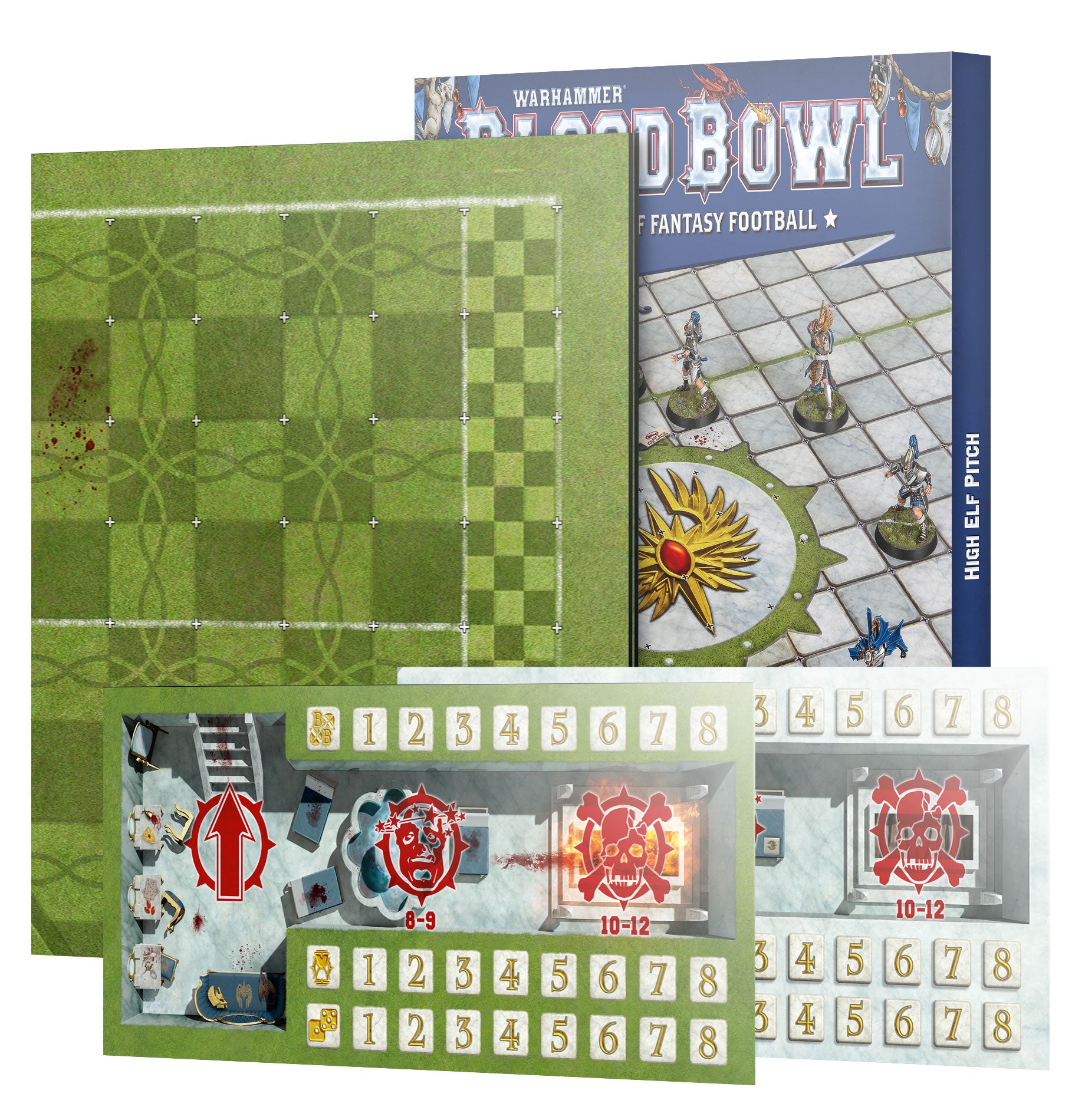 Blood Bowl: High Elf Pitch & Dugout