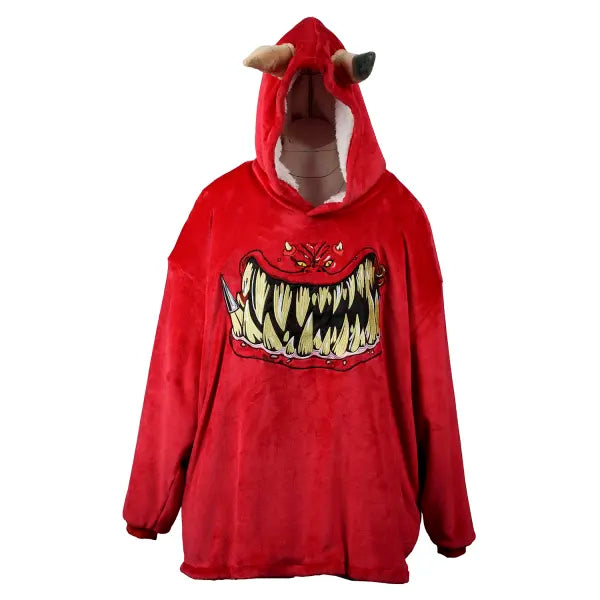40K Merch: Hooded Blanket/Oodie Red Squig