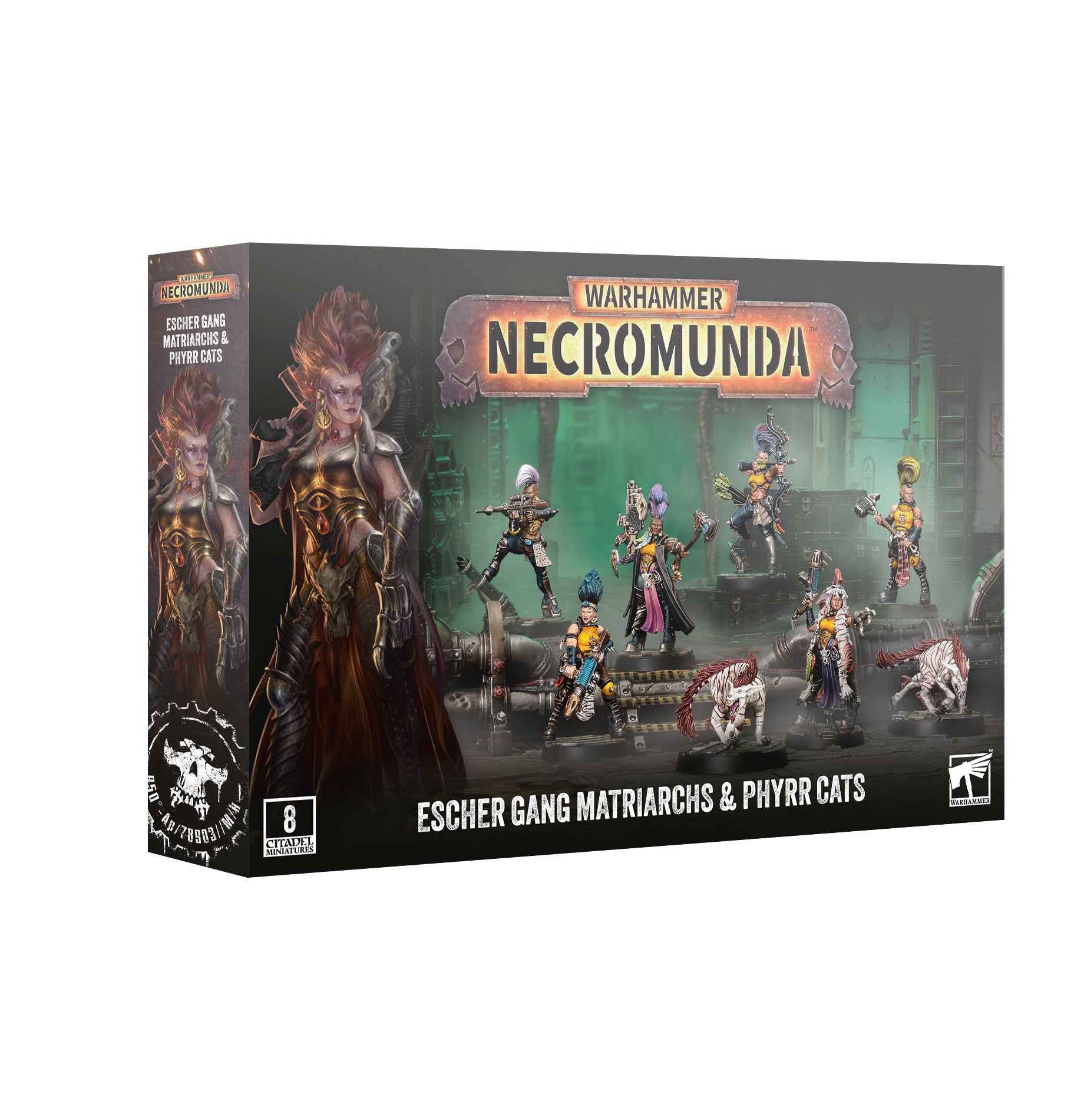 Necromunda: House Escher Matriarchs & Phyrr Cats