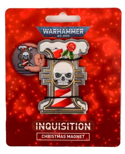 40K Merch: Inquisition Christmas Magnet