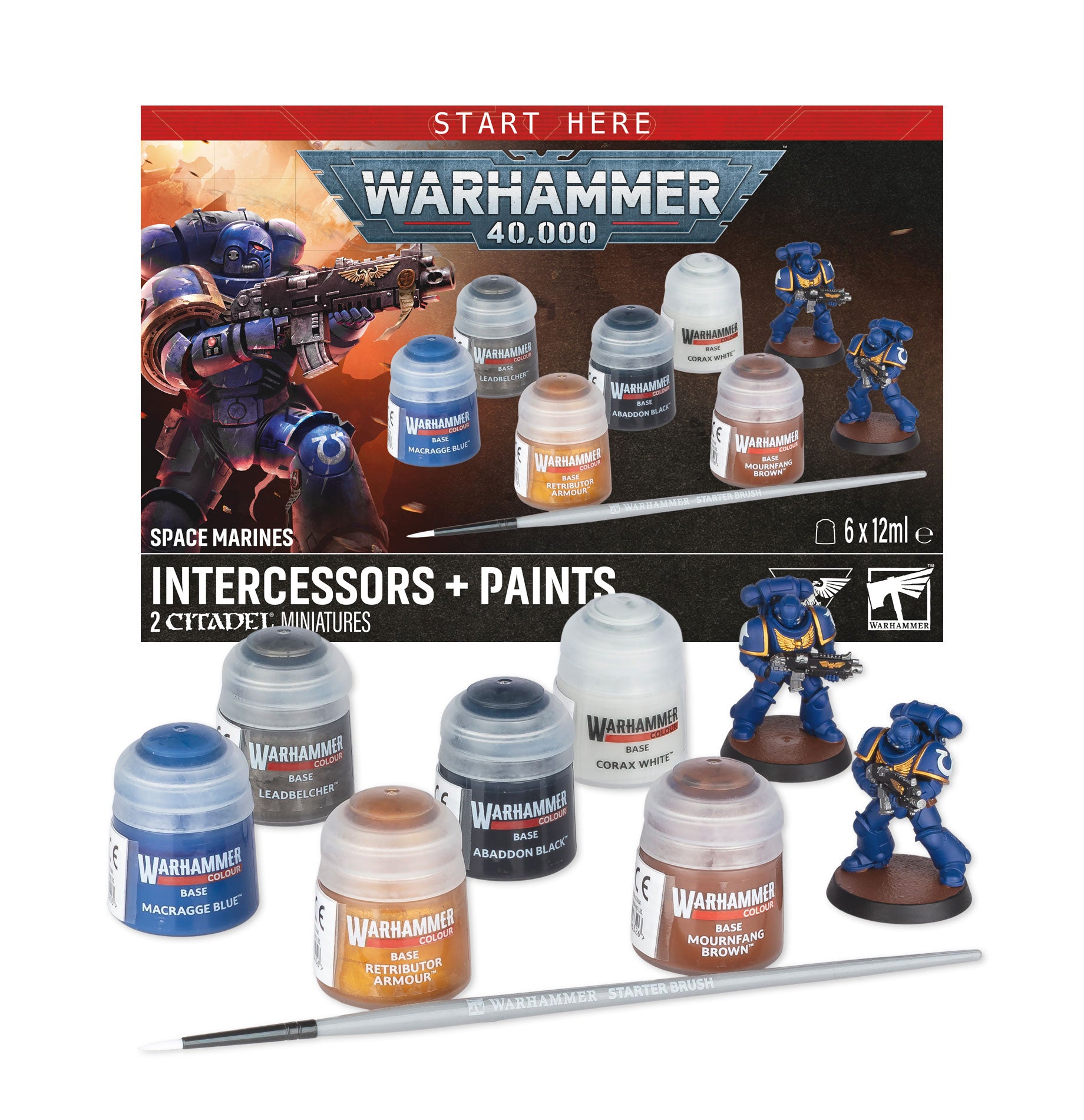 Space Marines: Intercessors & Paints