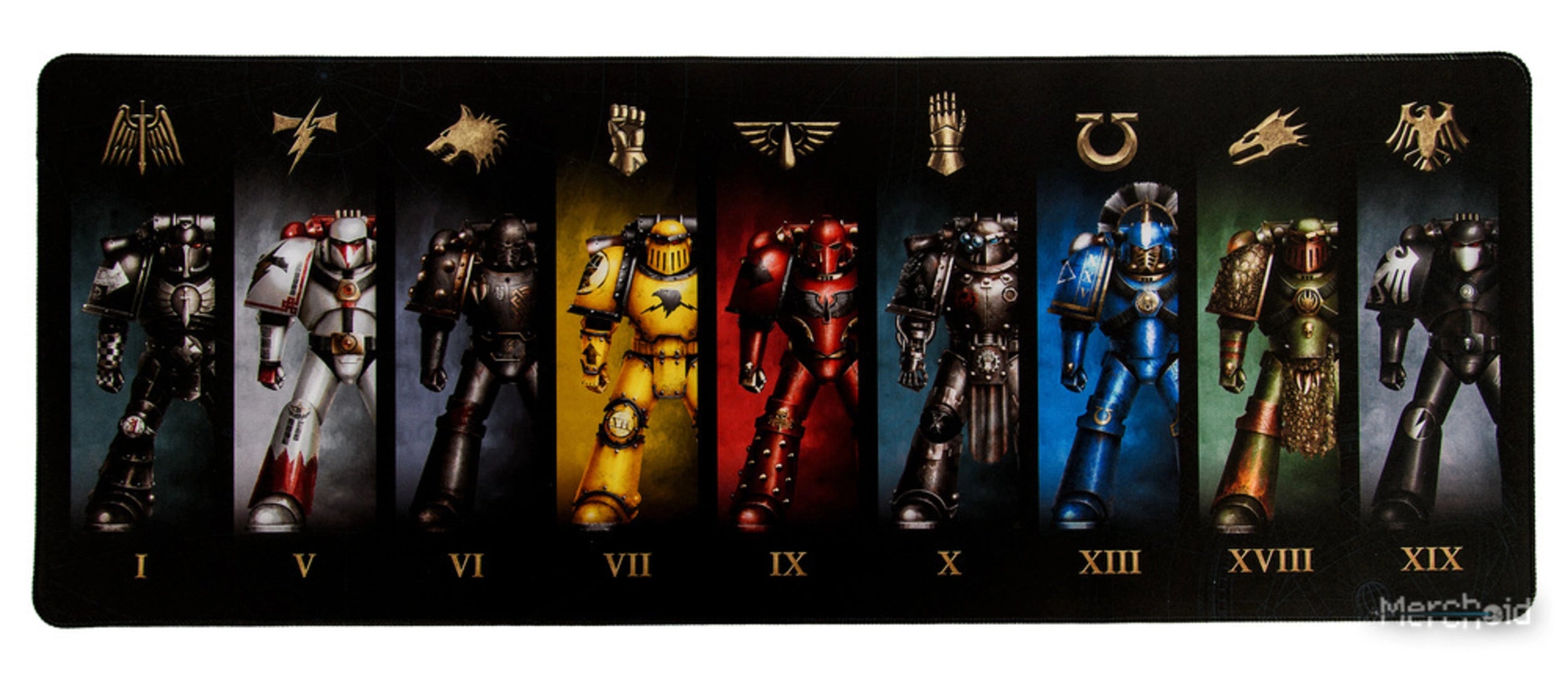 40K Merch: The Horus Heresy Loyalist Legion Desk Mat