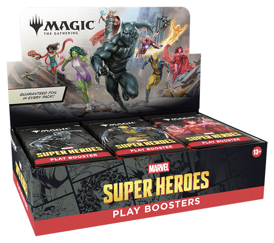 Marvel Super Heroes: Play Booster Box (30 Packs)