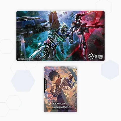 Gundam TCG Playmat & Card Set - Mobile Suit Gundam 00