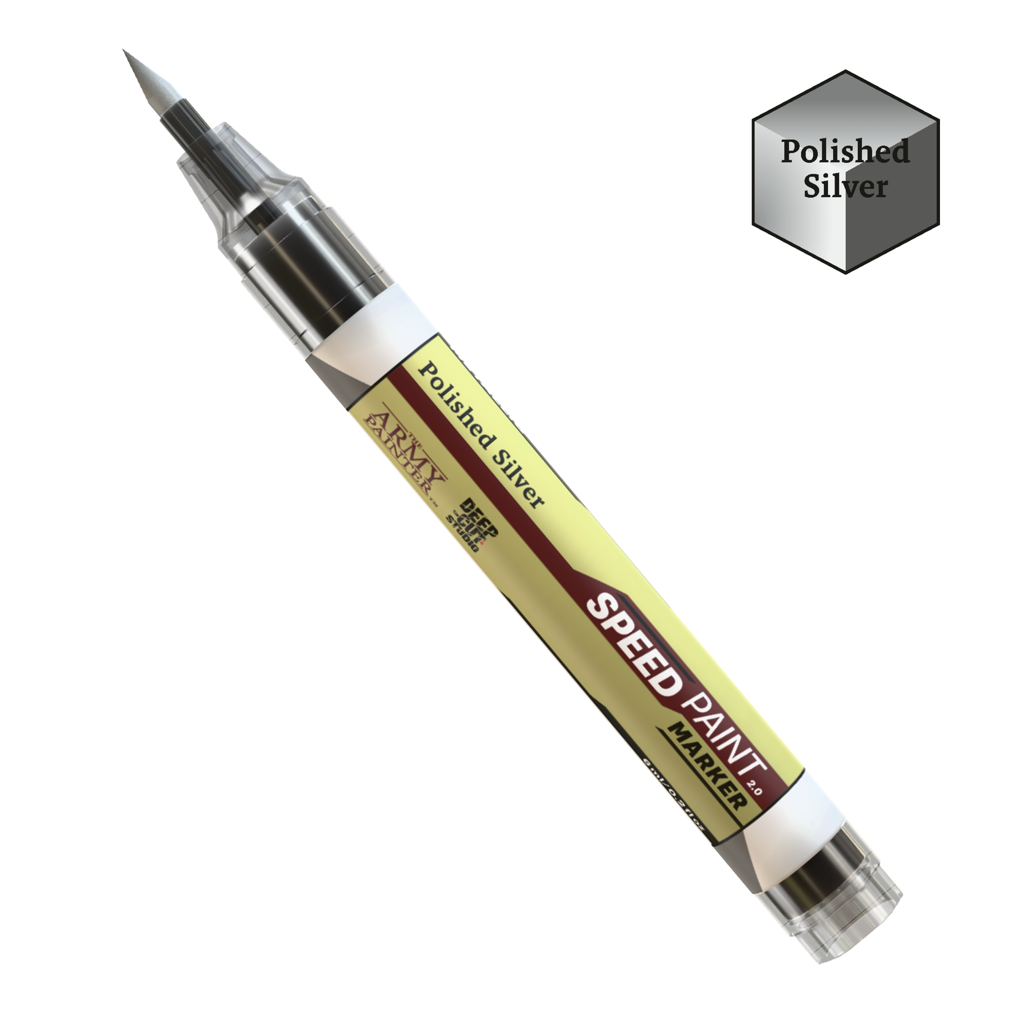 Speedpaint Marker: Polished Silver