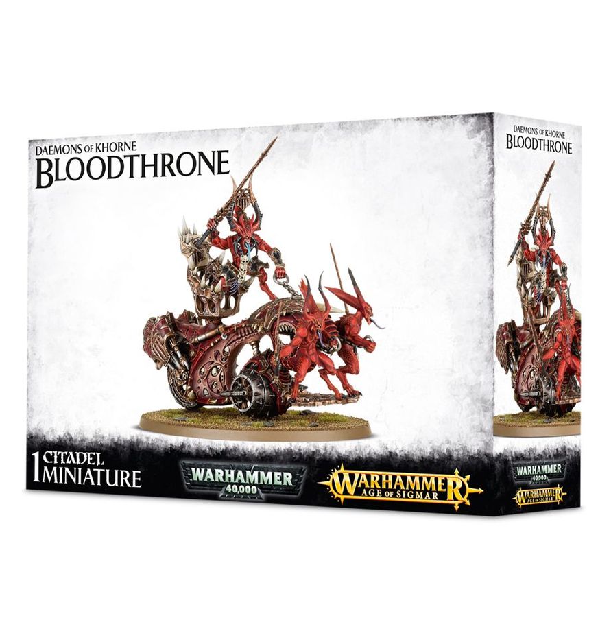 Chaos Daemons: Rendmaster, Herald of Khorne on Blood Throne