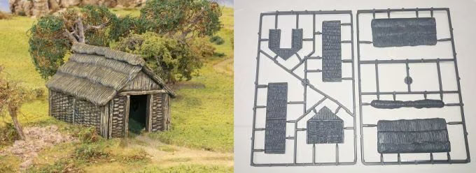 Renedra Plastic Accessories: Wattle & Timber Outbuilding