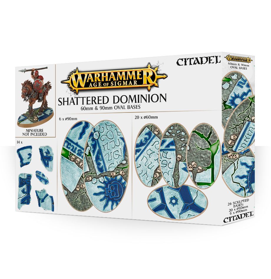 AoS: Shattered Dominion 60mm & 90mm Oval Bases