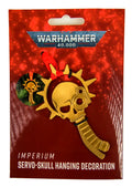 40K Merch: Servo Skull with Halo Hanging Decoration
