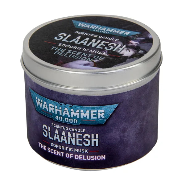 40K Merch: Space Slaanesh Soporific Musk Candle