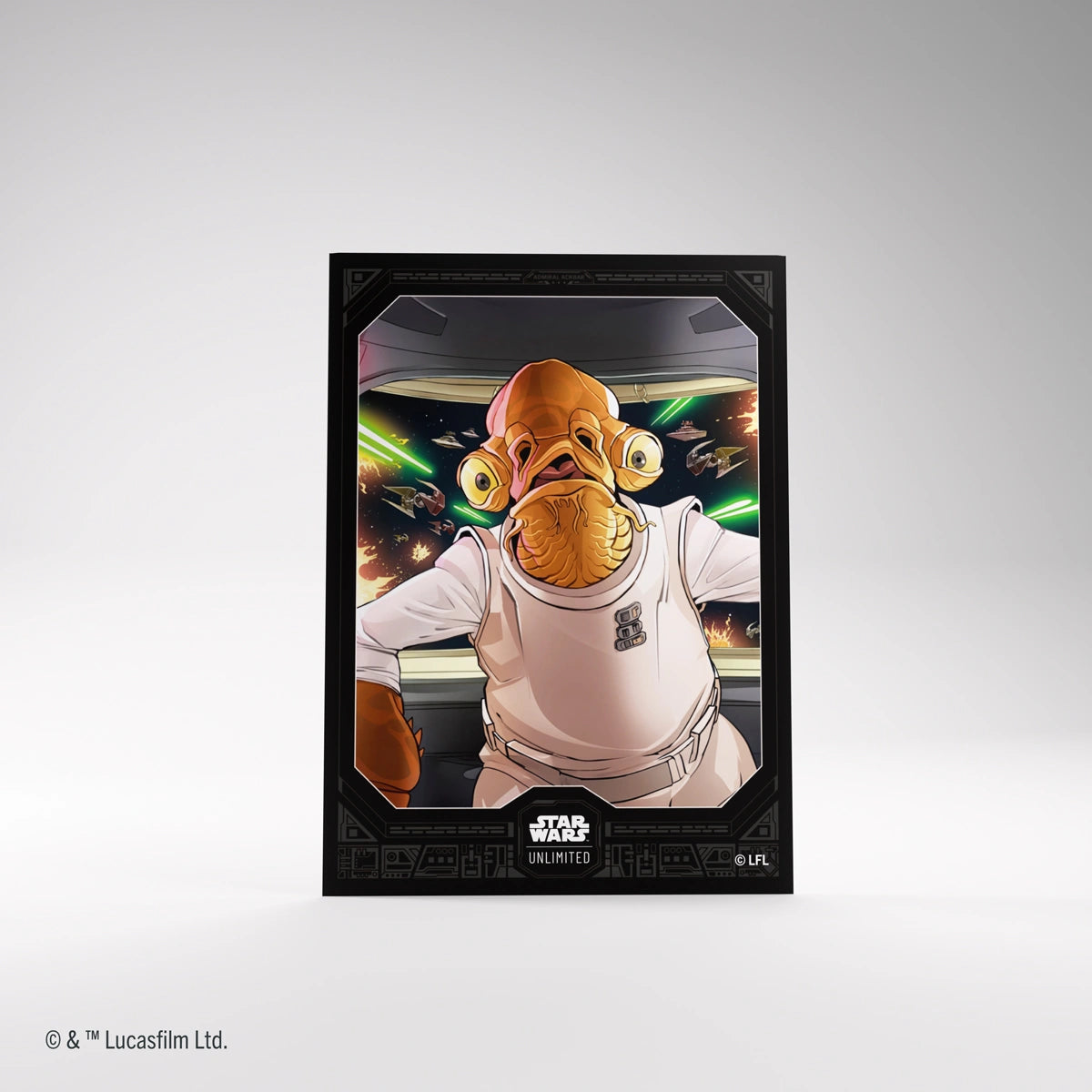 Card Sleeves: SWU Admiral Ackbar