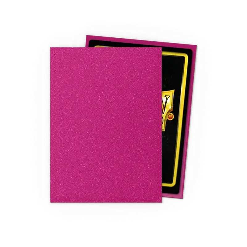 Card Sleeves: Matte Standard 100 Sparkles Pink Sapphire