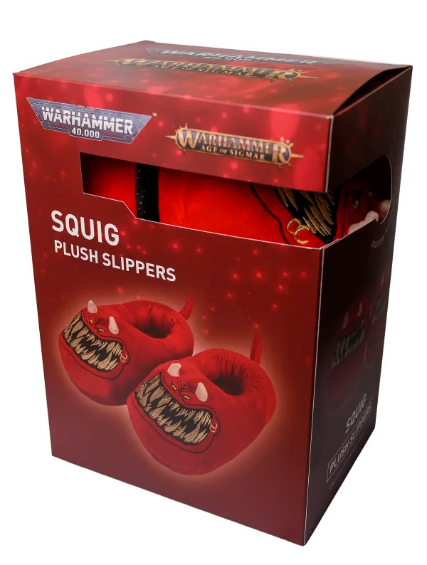 40K Merch: Squig Slippers