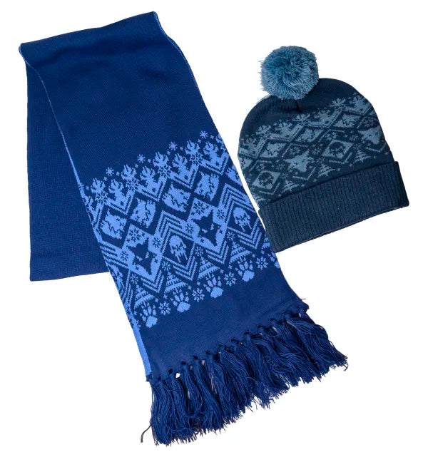 40K Merch: Space Wolves Hat & Scarf
