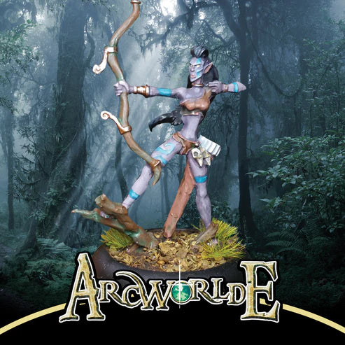 Wild Elves: Warrior with Ranged Weapon (Metal)
