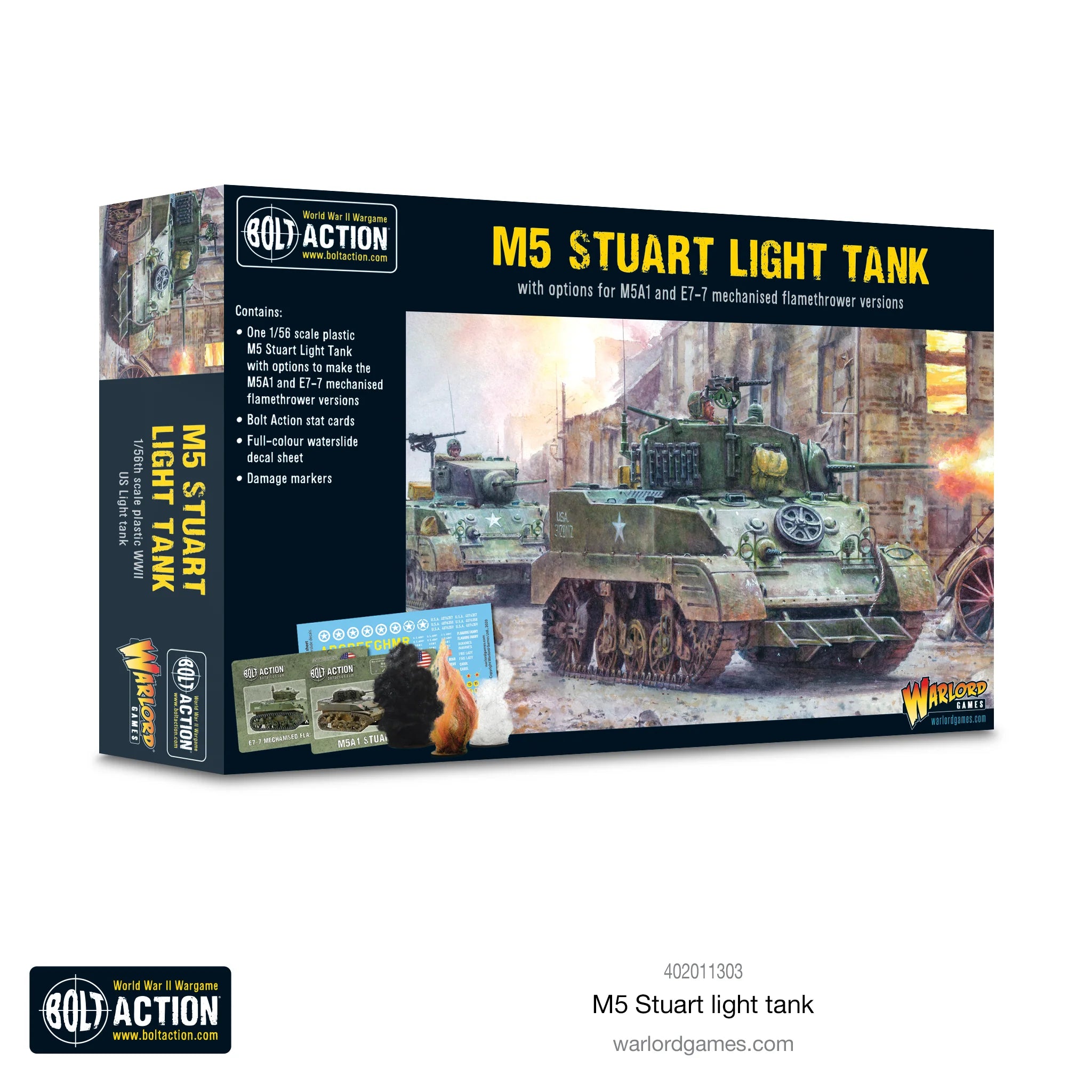 British Army: M5 Stuart Troop Tank